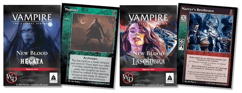 New Blood Hecata y Lasombra para VTEs!